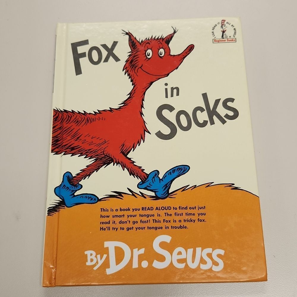 Dr. Seuss Fox in Socks 1993 Book